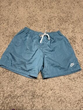 Nike Men's Athletic Shorts with White Drawstring